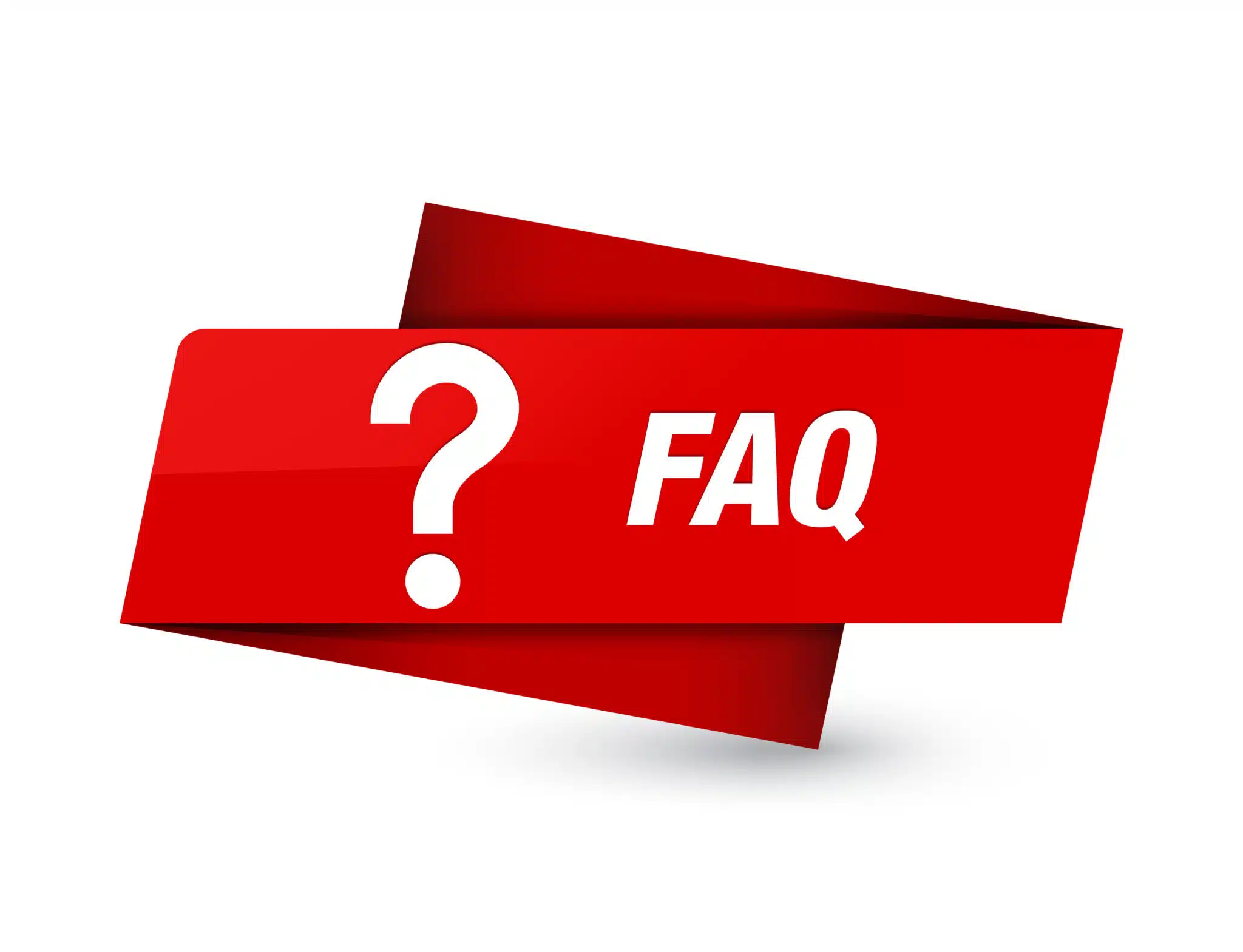 Heat Retention FAQ (question icon) premium red tag sign.