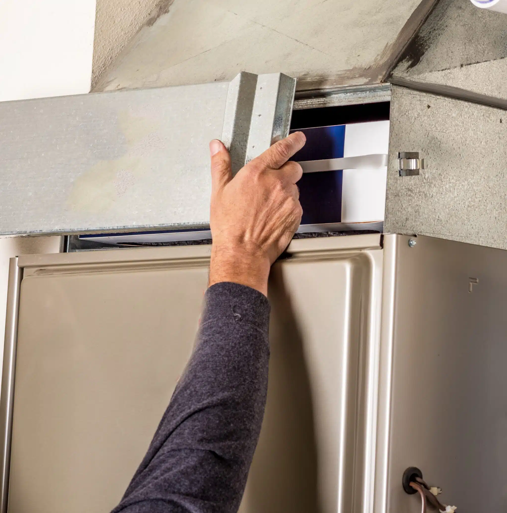 Removes the furnace filter cover to inspect, Programmable Thermostats.