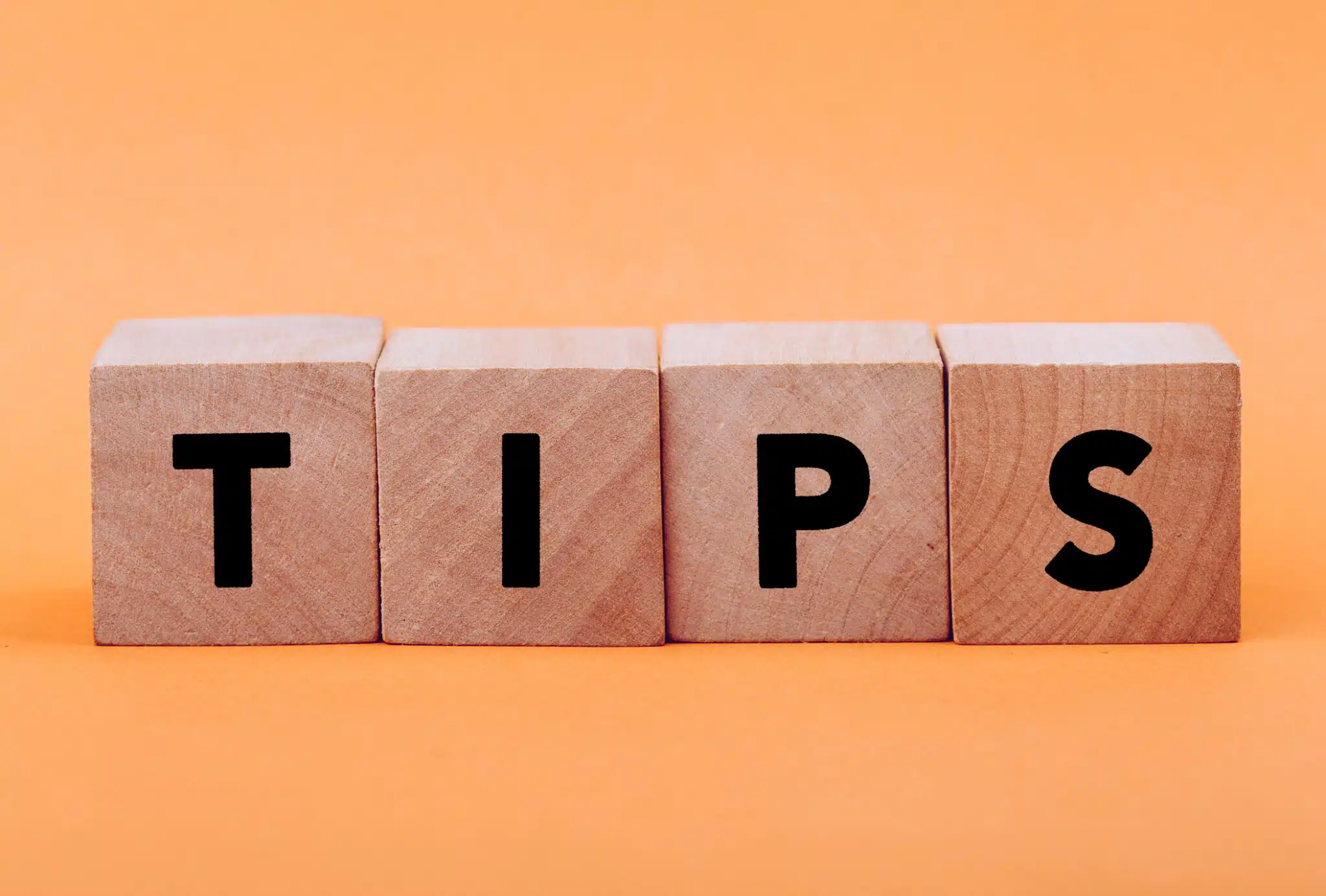 Wooden Blocks With Tips Text, Heat Pump Maintenance.