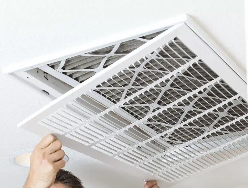HVAC Filter Replacement.