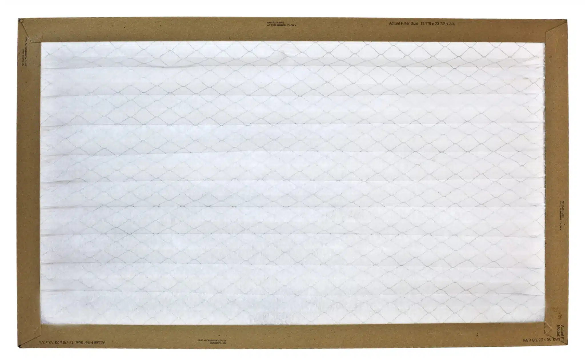 New replacement home air conditioner filter, HVAC Filter Replacement.