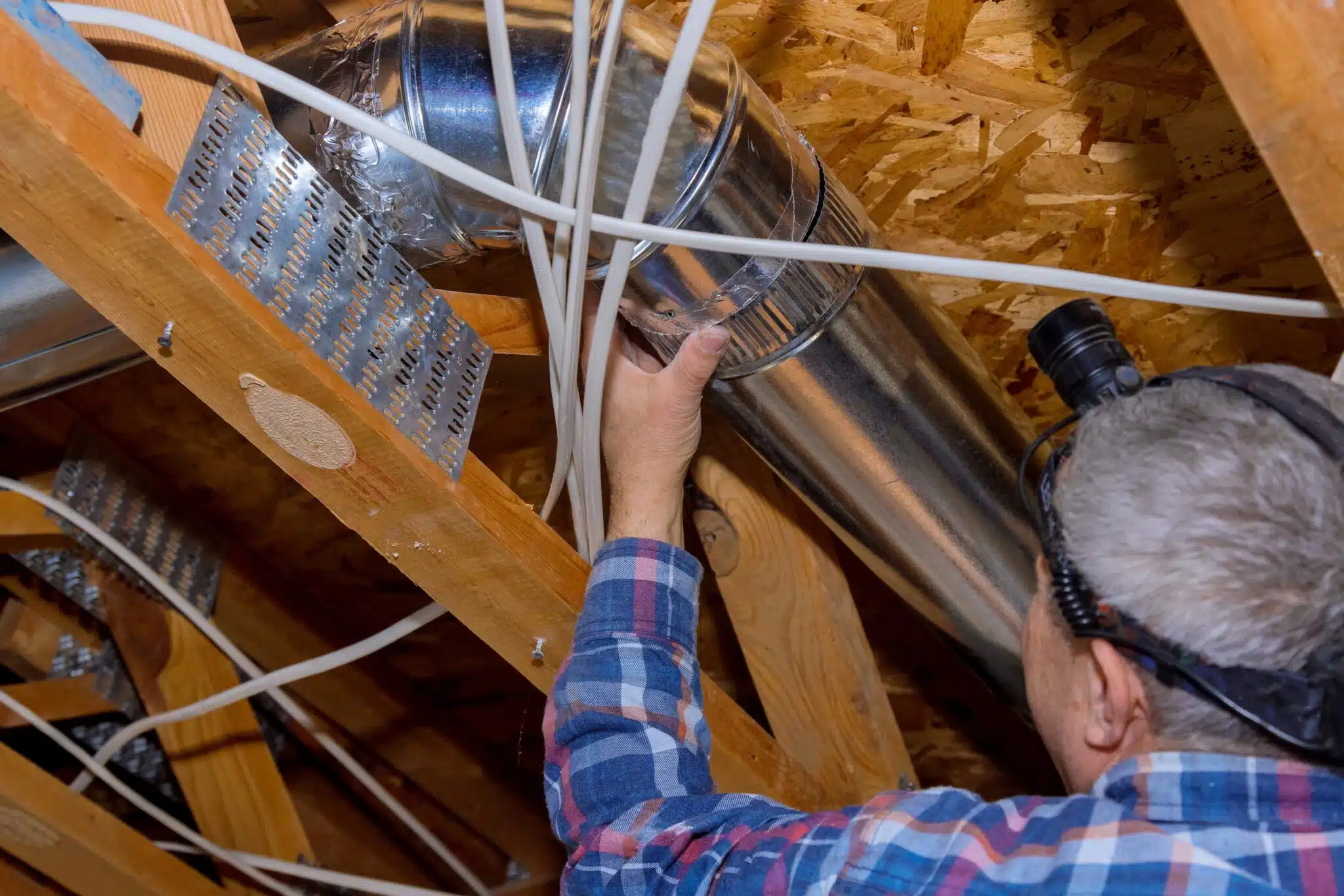 HVAC Checking Ductwork, HVAC Seasonal Preparation.